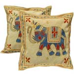 Embroidered Cushion Covers - Embroidered Cushion Covers Manufacturer, Wholesale Embroidered Cushion Covers